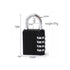 3/4 Digit Dial Combination Password Code Number Lock Padlock Safety Travel Security Lock for Luggage Backpack Suitcase Drawer