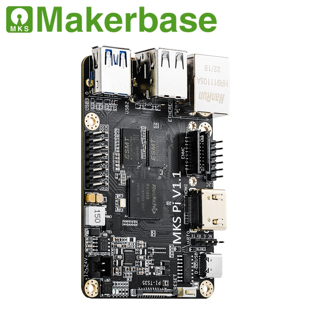 Makerbase MKS PI  Board Quad-core 64bits SOC onboard runs Klipper&3.5/5 Inch Touch Screen for Voron VS Raspberry Pi Board RasPi