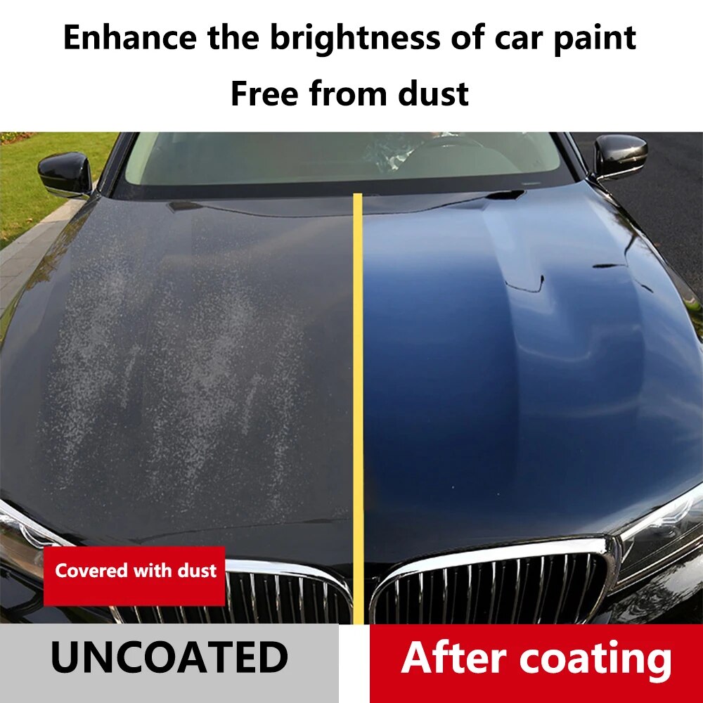 10H Ceramic Car Coating 500ML Nano Liquid Glass Plated Crystal Hydrophobic Waterproof Polishing Paint Hardness Car Polish Wax