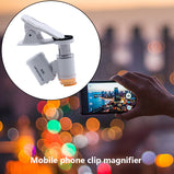 60X Mobile Phone Microscope Magnifier Universal LED Instrument Macro Lens Optical Zoom With Micro Camera Clip Optical Instrument