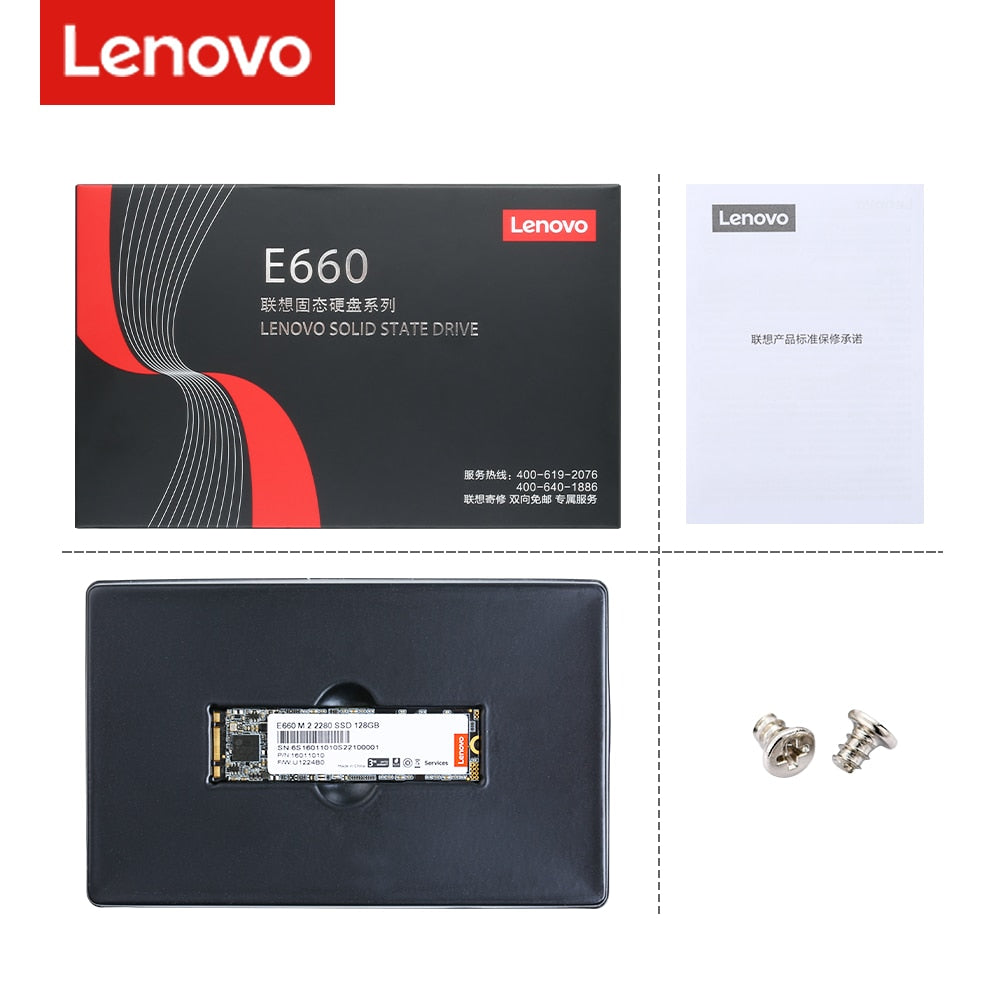 Lenovo M2 SATA SSD 128GB 256GB 512GB 1TB M.2 NGFF SSD 2280 Internal Solid State Drive Hard Disk for Laptop Desktop PC