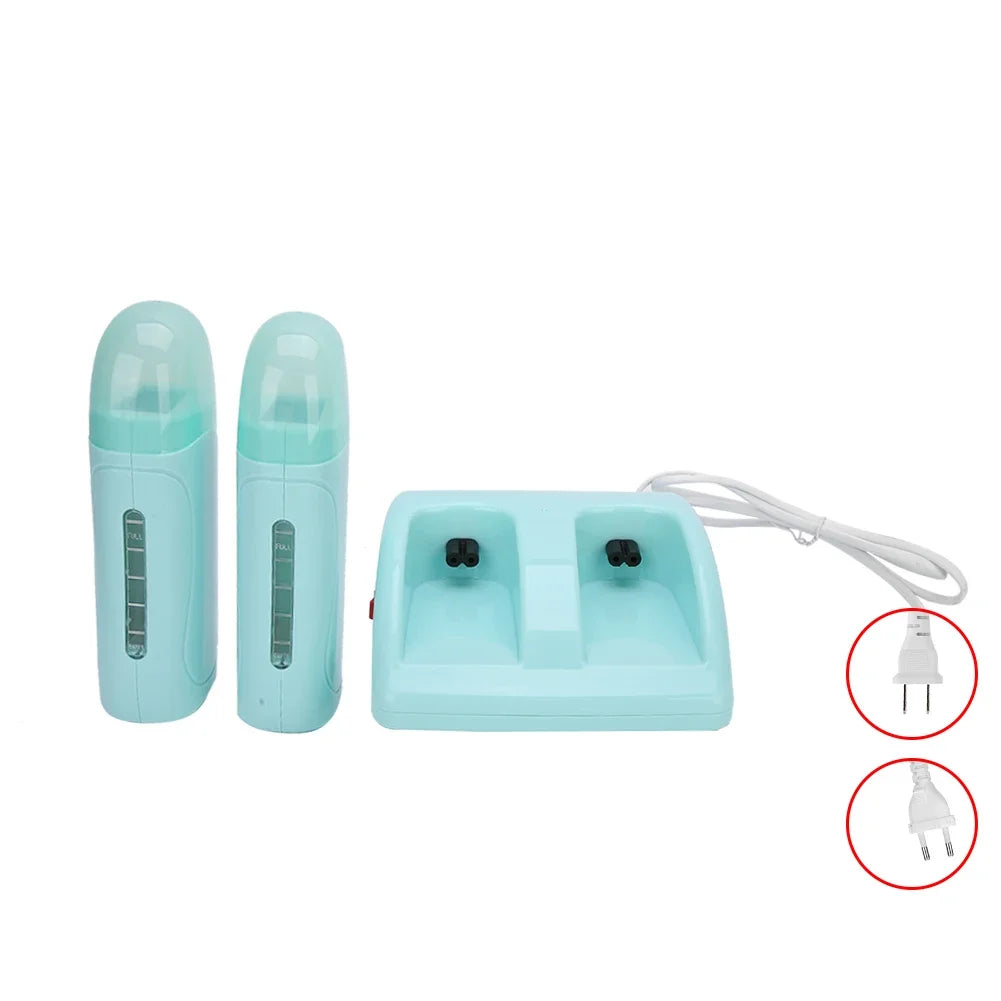 40W High Power Profession Hair Removal Wax Heater Double Wax Safety Heaters Hair Removal Wax Machine Body Hair Cleaning Trimmer