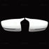 White Side Mirror Covers Cap  Carbon Fiber Glossy For BMW 3 4 5 7 8 Series G11 G12 G14 G15 G16 G22 G23 G24 G30 G31 G38 G20 G28