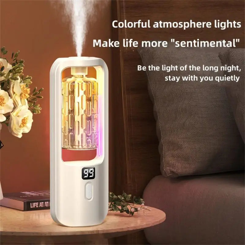 Fragrance Essential Oil Aromatherapy Machine Aroma Diffuser 5gear Mode Colorful Light Timing Air Freshener Living Bedroom Toilet