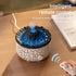 Volcano Lava Air Humidifier Aromatherapy Essential Oils Diffuser Remote Control Jellyfish Smoke Ring Flame Humidifier With Light