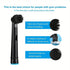 4/8/12/16/20PCS Black Charcoal Toothbrush Heads SB-17A Compatible With Oral B Electric Toothbrush