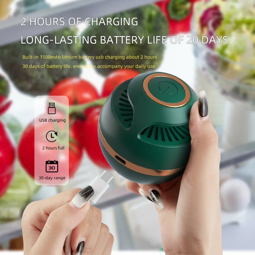 Refrigerator Ozone Deodorizer Strong Sterilization Disinfection Household Kitchen Tool Keeping Fresh Air Purifier For Car Home