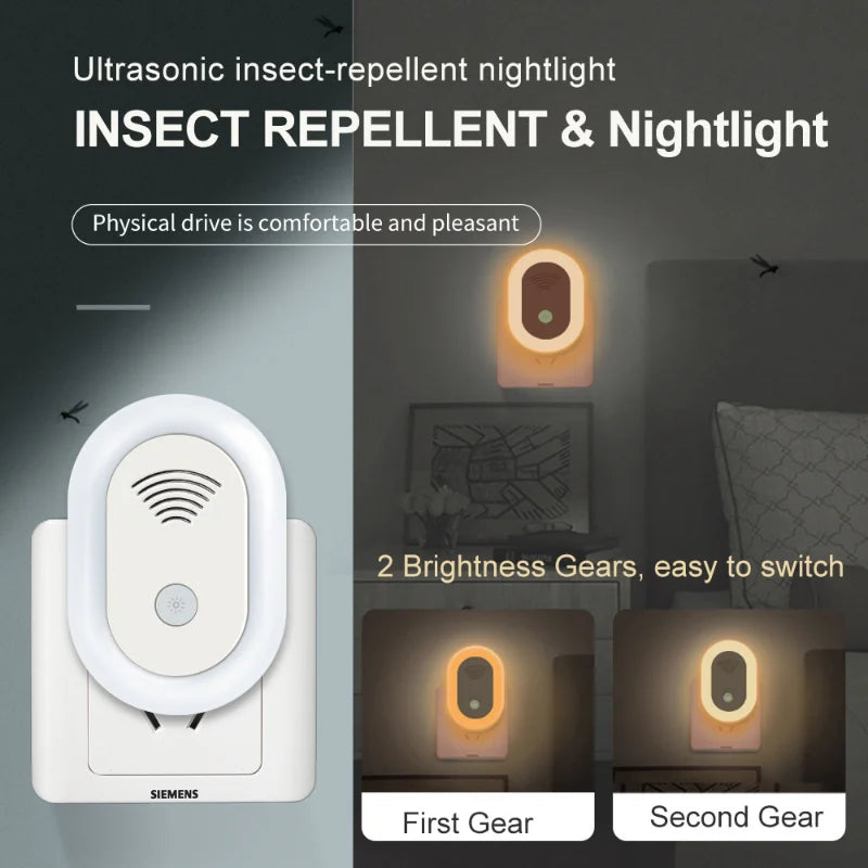 Xiaomi Ultrasonic Mosquito Repellent Electronic Mosquito Killer with Lamp Insect Repellent Insect Repellent Fly Mouse Device