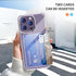 Four Corner Anti Falling Acrylic Phone Case For Iphone 14plus 13 12 11 Phone Case With Side Card Transparent Phone Case