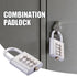 Gym Padlock With Code Button Combination Security Padlock 8/10 Digits Digital Code Padlock Small Locker Lock For Fence Students