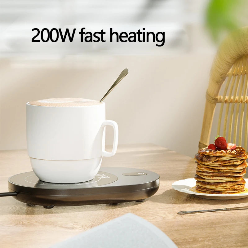 200W Coffee Mug Warmer Cup Heater 100°C Hot Tea Maker Warmer Coaster Electric Hot Plate 5 Gear Thermostatic Heating Pad  220V