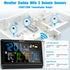 Geevon Weather Stations Wireless Indoor Outdoor Multiple Sensors, Large Color Display Weather Thermometer With USB Charge