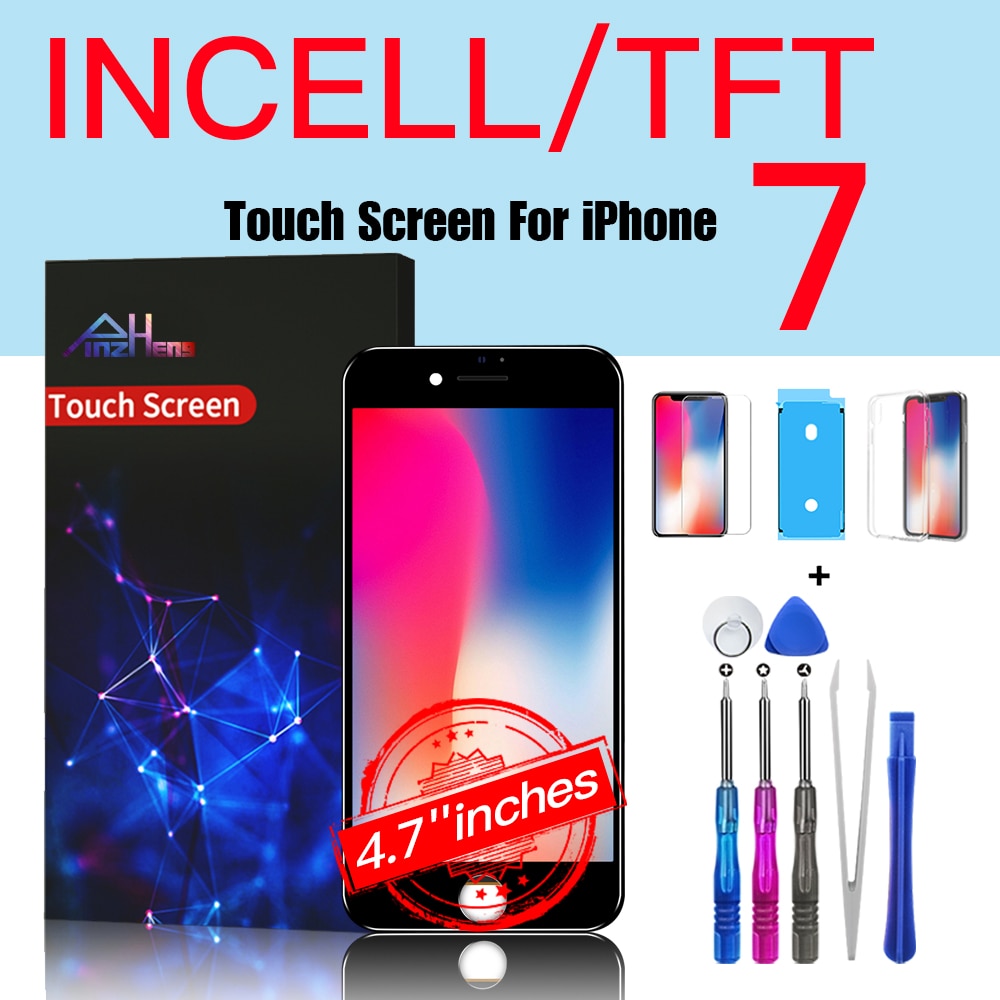 PINZHNEG Original High Quality INCELL LCD OEM For iPhone 6 Display 6S 7 8 PLUS SE 2020 Replacement Screen 10 Years Warranty