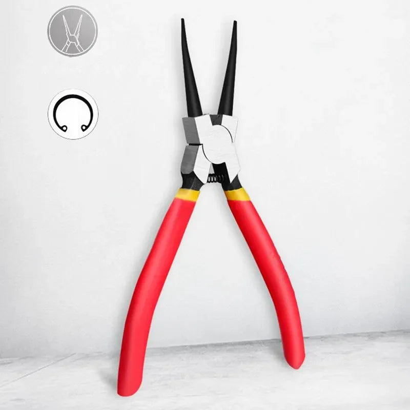 4PCS Circlip Pincers Set Snap Ring Pliers Retaining Crimping Pliers Spring Installation And Removal Hand Tool Alicates