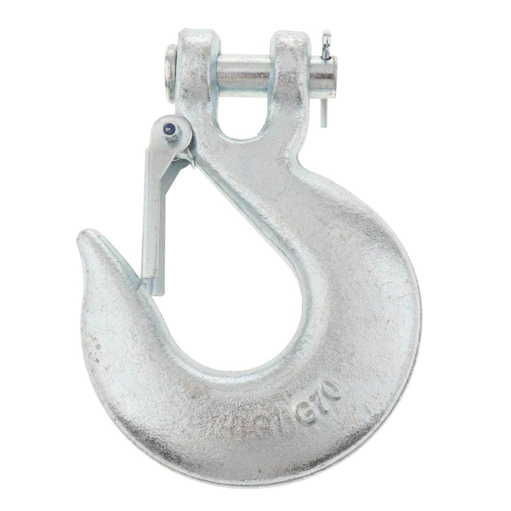 1/2" Silver Half-Linked Winch Hook /Latch for ATV UTV Winches 17000 Lbs