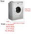 Sunscreen Dust Proof Cover Washing Machine Cover Waterproof Case Washing Machine Protective Dust Front Load Wash Dryer 4 sizes