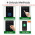 RAYKUBE IP66 Waterproof Access Control System Kit Fingerprint lock Wifi Tuya App Control Smart Door Lock Electric Magnetic Locks