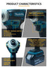 Makita DTD172 18v Electric Cordless Impact screwdriversTorque Wrench Wireless Drill Tool  Power 180N Brushless