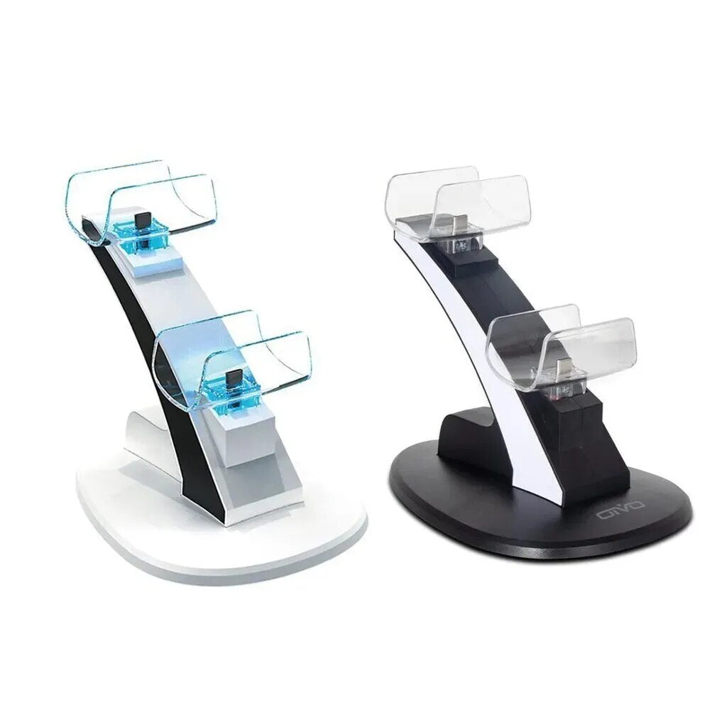 NEW2023 Controller Charger Stand Wireless Joystick Charging Dock Cradle with Indicator Lights for Sony PS5 Gamepad
