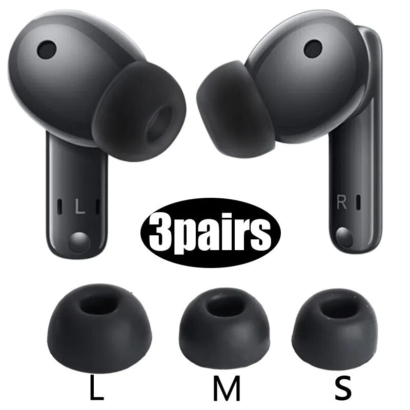 For Huawei FreeBuds 4i 5i Replacement Silicone Eartips Earbuds Earplug Cover Headphone Ear Tips for FreeBuds 5i 4i Accessories
