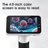 4" LCD Digital Microscope 1000X HD Coins Children Biological Microscope Magnifier With Screen Stand Photo Video Record