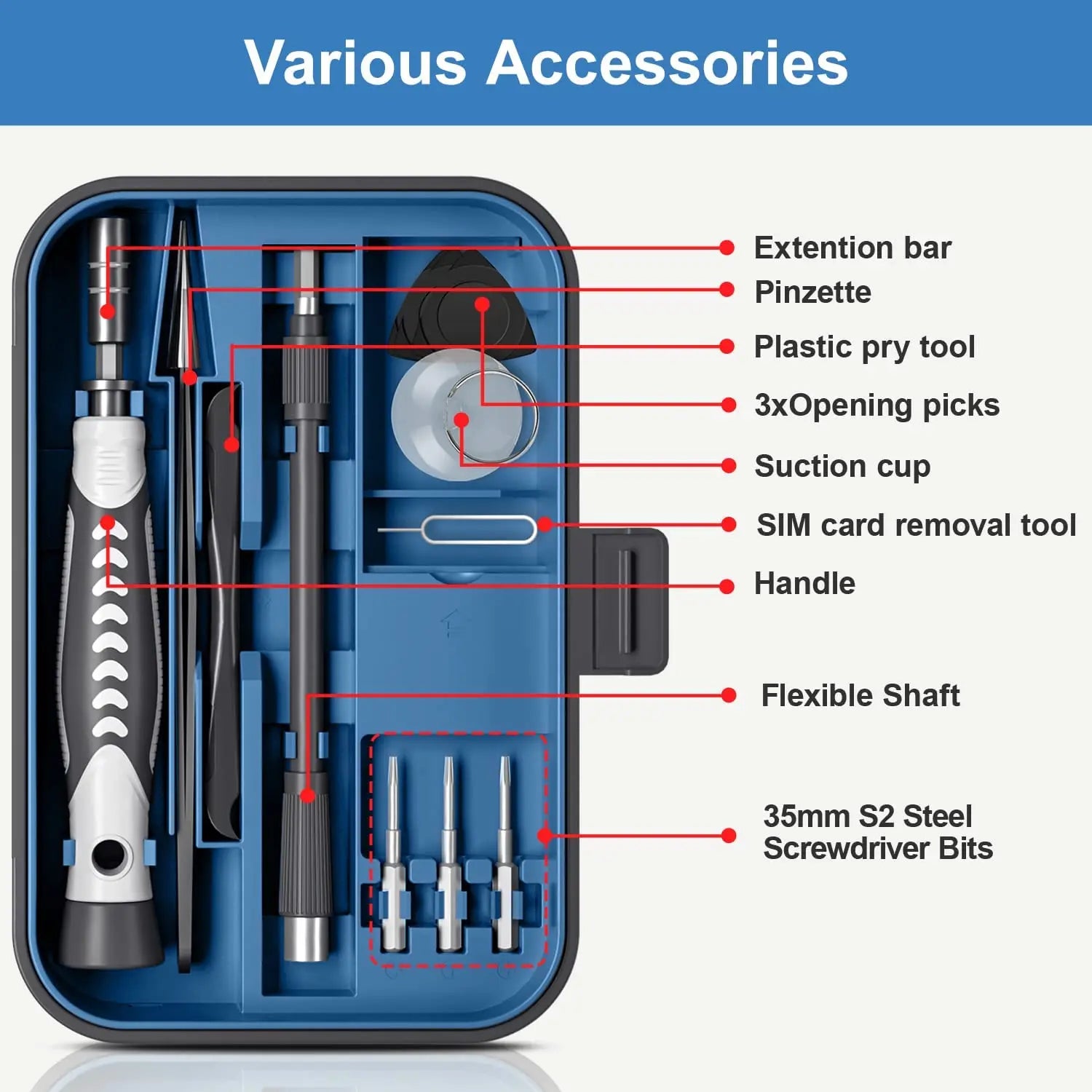 Screwdriver Set 122/130/140 In 1 Magnetic Torx Phillips Screw Bit Kit With Electrical Driver Remover Wrench Repair Phone PC Tool