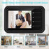 Wsdcam 2.4Inch Doorbell Camera HD Pixels 120° Peephole Viewer Cat Eye Door Bell Night Vision Support Photo Monitor Smart Home