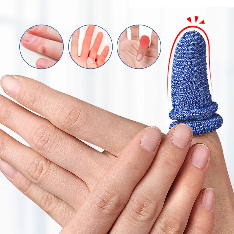 10Pcs Finger Bandage Finger Bobs Cots Buddies Dressings First Aid Tubular Bandage 15x600mm for Use Beneath A Finger Cot