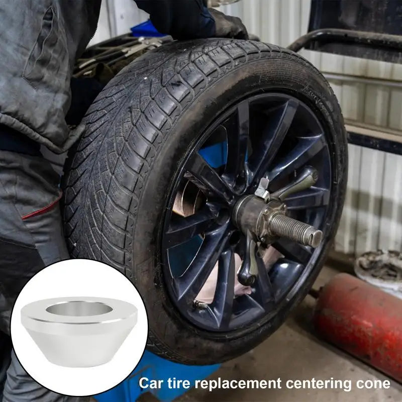 Manual Tire Changer Wheel Centering Cone Balancer Hold Down Tire Changer Cone Aluminum Centering Cone For Auto Car Accessories