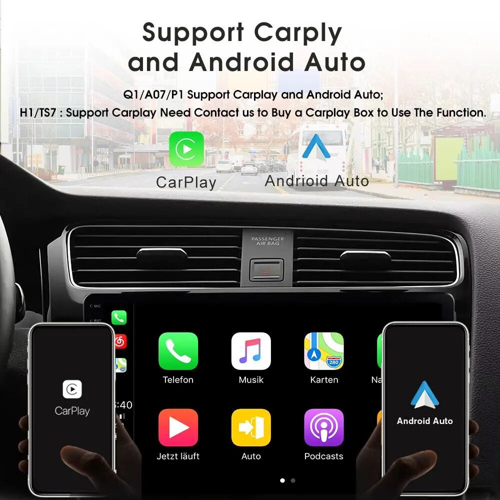 TIEBRO P1 Car Radio For Toyota MAtrix LHD 2003-2008 For PONTIAC Vibe LHD 2003-2004 6+128G Multimedia Player Carplay Headunit BT