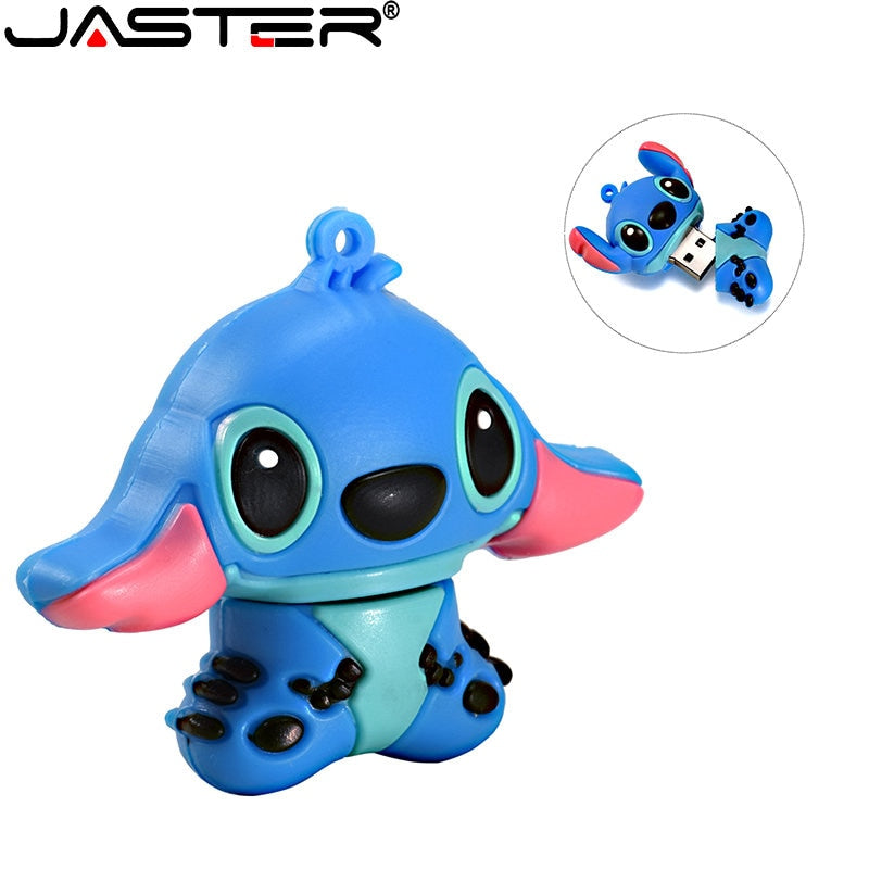 JASTER Cute Mini U Disk 64GB 32GB 16GB 8GB Flash Drives Cartoon USB 2.0 Flash Memory Stick Pen Drive Pendrive External Storage