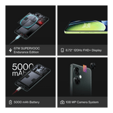 OnePlus Nord CE 3 Lite 5G Global Version Mobile Phone Snapdragon 695 128GB 256GB 6.72'' 120Hz Screen 108MP 67W CE3 Lite Phones