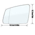 For Benz S C E Class W212 W204 Left & Right Side Heated Wing Door Mirror Rearview Rear View Glass Car Accessories Body Kit Parts