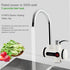 ATWFS Electric Kitchen Water Heater Tap Instant Hot Water Heater Cold Heating Faucet Tankless Instantaneous Water Heater