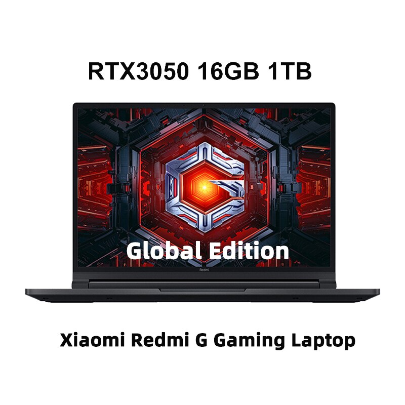 Xiaomi Redmi G Game 16Inch Laptop i5-12450H/i7-12650H RTX3050 16GB DDR5 512GB SSD 2.5K 165Hz Screen Game Notebook PC New