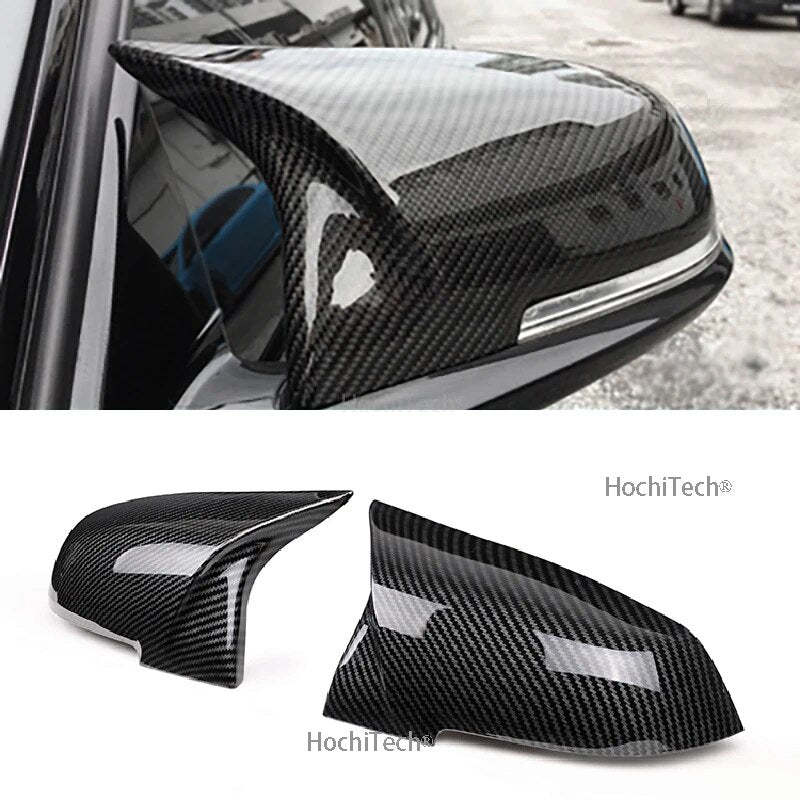 For BMW 3 Series GT 3GT F34 2013 - 2018 Auto Car Rear View Side Mirror Cover Trim Carbon Fiber Style