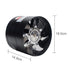 8 Inch Pipe Exhaust Fan 8" Duct Ceiling Air Ventilation Blower Inline Booster 200mm Window Exhauster Toilet Kitchen Exhaustfan