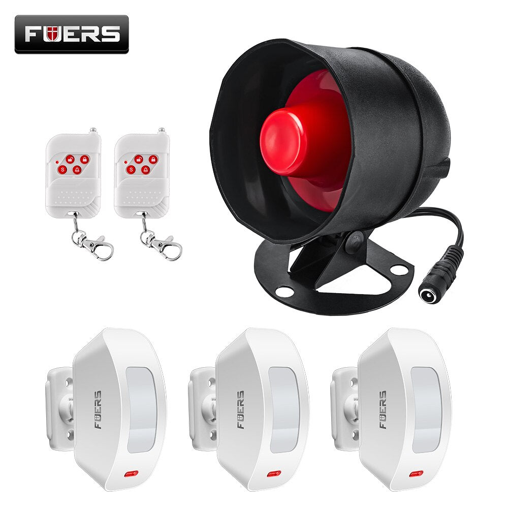 Fuers WIFI Tuya Smart Alarm System Siren Speaker Loudly Sound Home Alarm System Wireless Detector Security Protection System