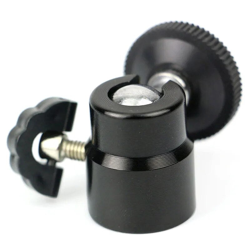 Mini Small-scale 1/4" 360 Swivel Ball Head Screw Tripod DSLR Ballhead Stand For Camera