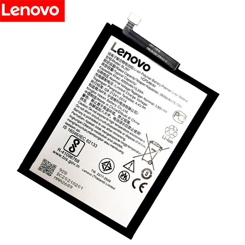 100% Original High Quality 4050mAh BL297 battery for Lenovo K5 Pro L38111 L38041 Z6 Lite 6.3 inch Cell Phone batteries +Tools
