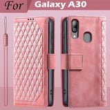 For Samsung Galaxy A30 Case Leather Flip Etui on for Coque Samsung A30 Phone Case Fundas Magnetic Wallet Cover Samsung A30 case