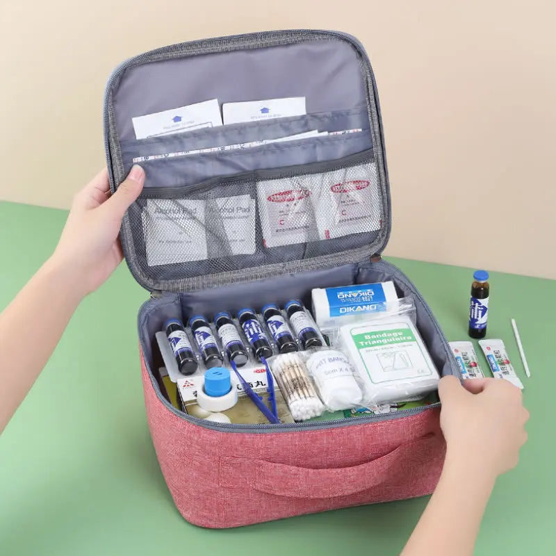 Home Travel First Aid Kit Large Capacity Empty Medicine Storage Bag Portable Medical Box Survival Case Outdoor Emergency Bag