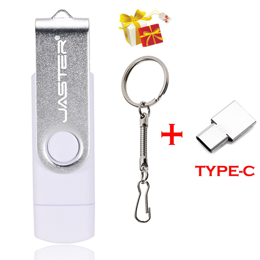 3 in 1High Speed USB flash drive OTG Pen Drive 64GB 32GB Adapter 16GB Micro USB stick Red External Storage Give away type-c gift