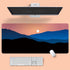 Purple Clouds Landscape Mouse Pad Large Office Desks Computer Mat Deskpad Non-Slip Rubber Bottom Keyboard Mat Office Desktop Pad