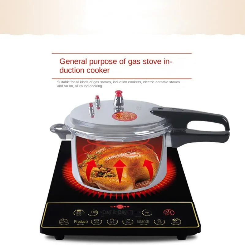 18/20/22cm Kitchen Pressure Cooker Electric Stove Gas Stove Energy-saving Safety Cooking Utensils Outdoor Camping 3/4/5L