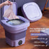 Folding Washing Machine Socks And Underwear Cleaning Washing Machine With Drainage Basket Mini Washing Machine 3 Rotary Dryers