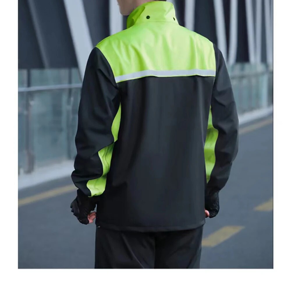 Motorcycle Equipments Motorcycle Street Gear Motorcycle Rider Raincoat Waterproof Suit Jacket Pants Rain Set Rain Coat