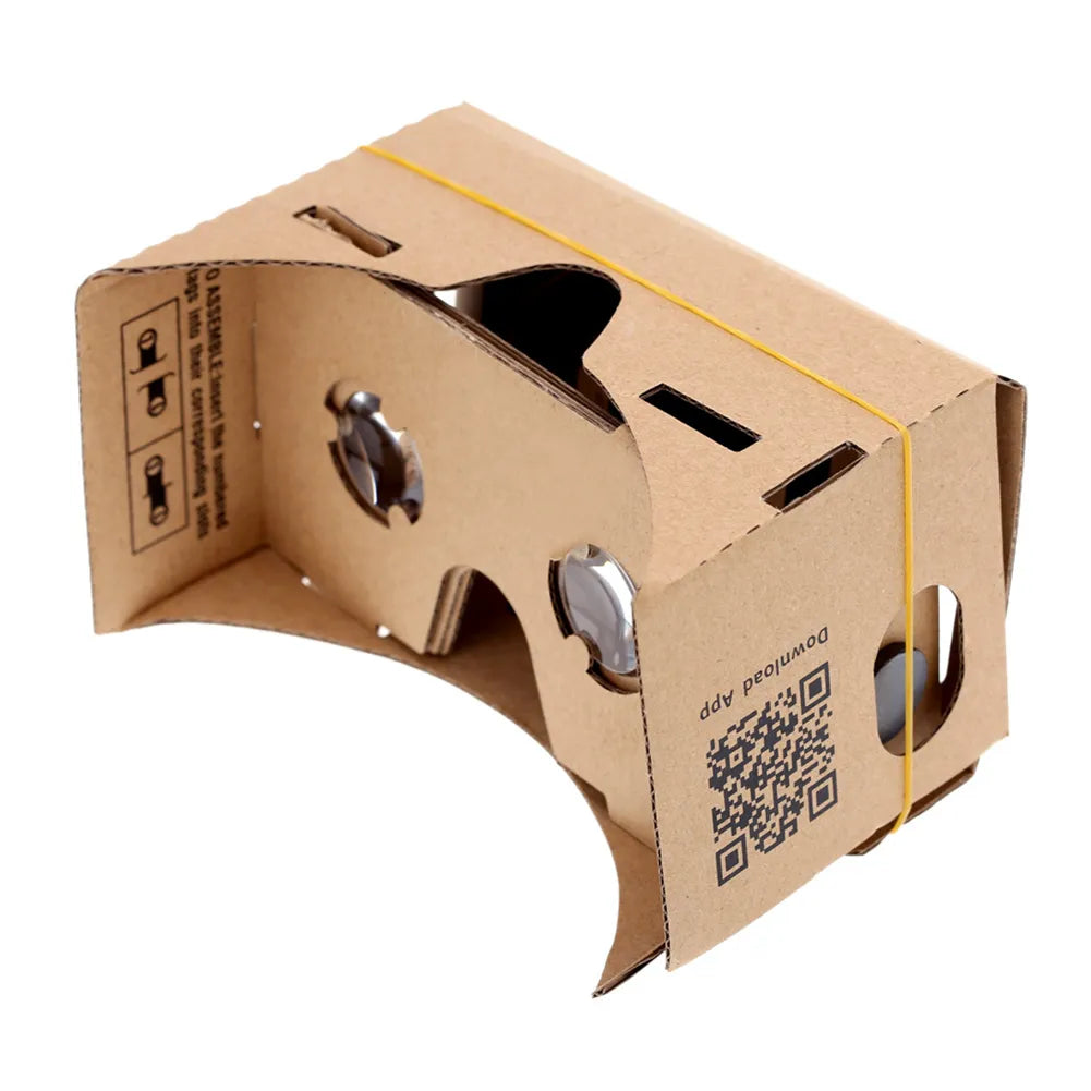 3D VR Glasses Set Home Film Wearable Device DIY Ultra Clear Google Viewing For Mobile Phone Cardboard Theater