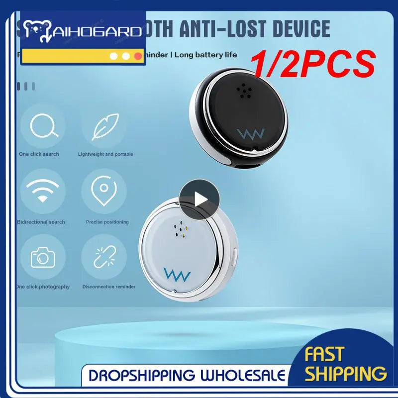 1/2PCS Smart GPS Tracker Mini Anti-Lost Waterproof bluetooth-compatible Locator Tracer For Pet Dog Cat Kid Car Wallet Portable