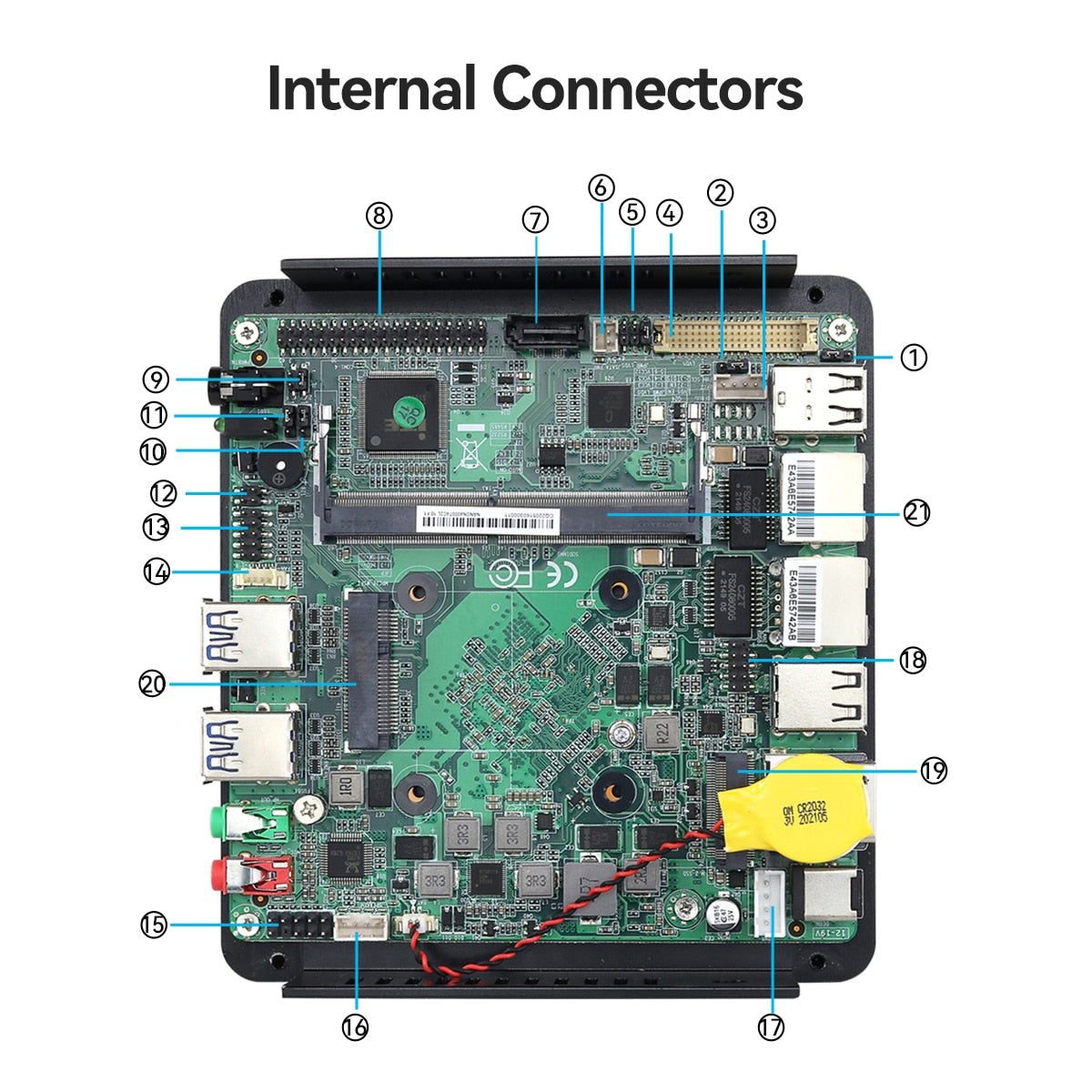 BEBEPC Industrial Mini PC Fanless Celeron J4125 Quad-Core N4000 2 LAN 4 COM Desktop Computer Windows 10 Pro Linux WIFI minipc